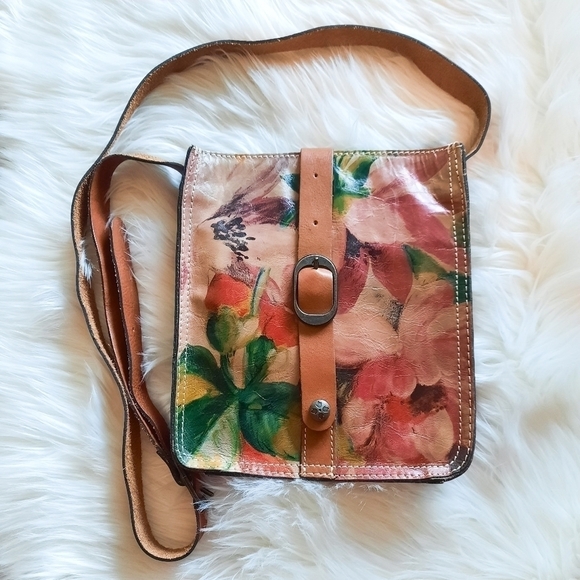 Patricia Nash Handbags - Patricia Nash Venezia Floral Leather Crossbody Bag